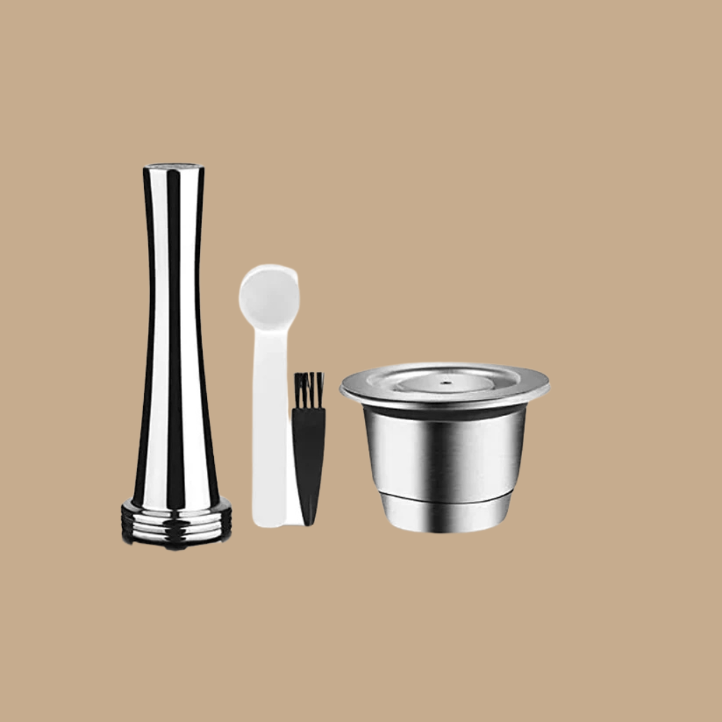 Stainless Steel Coffee Capsule with accessories