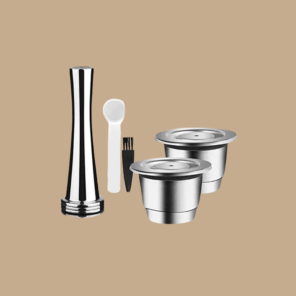 Stainless Steel Coffee Capsule with accessories