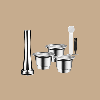 Stainless Steel Coffee Capsule with accessories